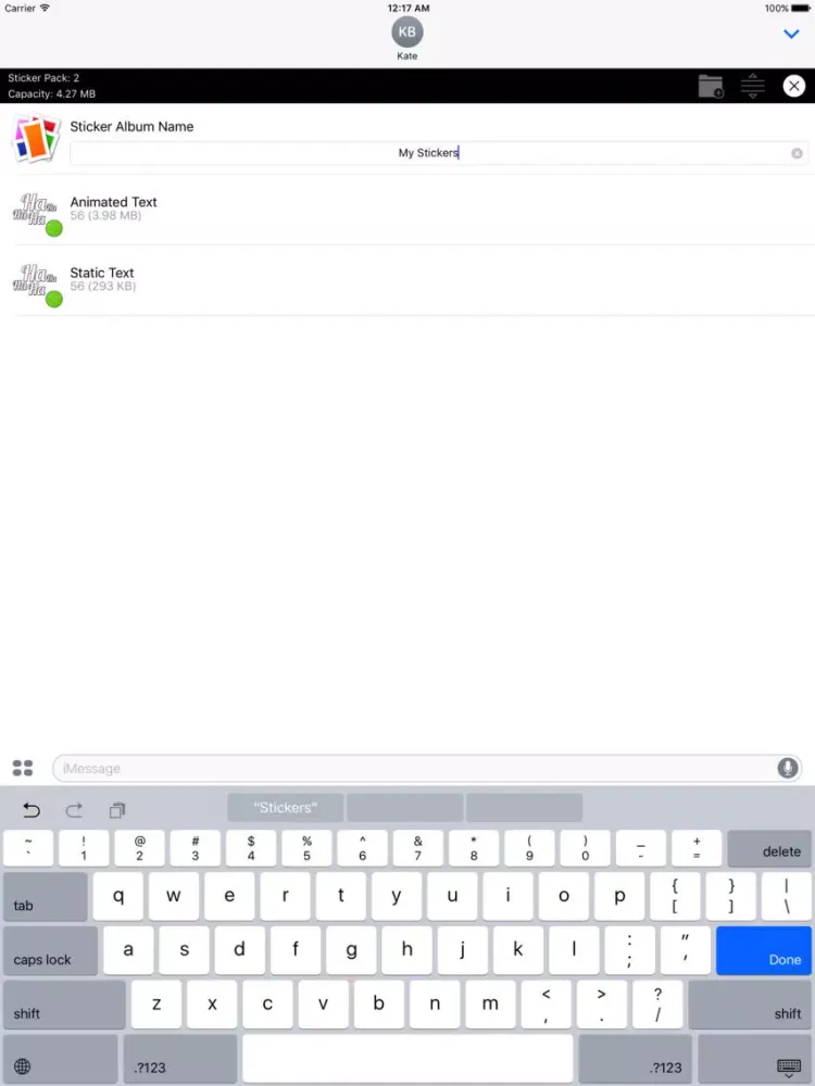 Скриншоты Georgina's Message iPad 